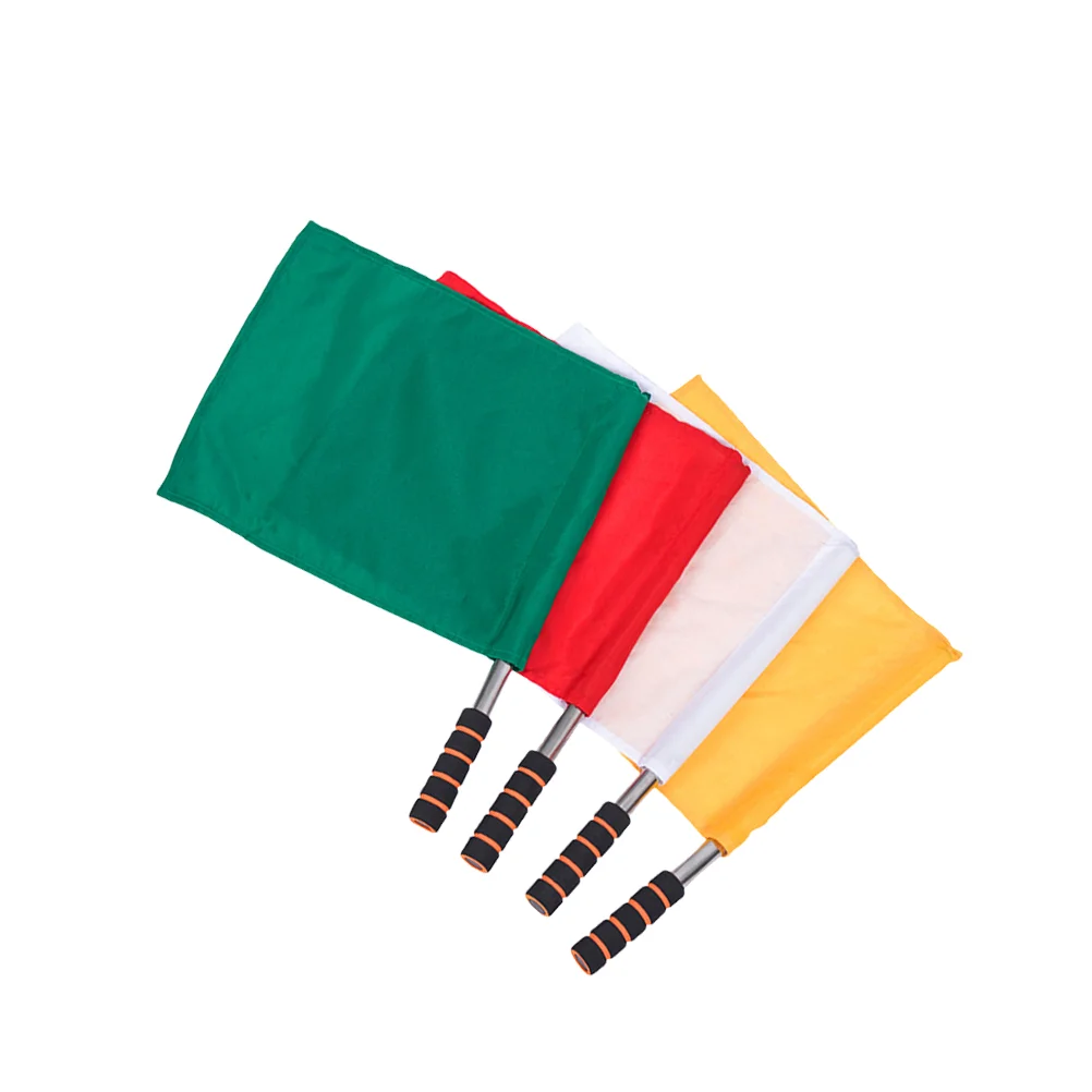 Flag Flags Referee Soccer Hand Match Linesman Sports Red Waving Commanding Training Set Football Field Corner Equipment Official
Flag Flags Referee Soccer Hand Match Linesman Sports Red Waving Commanding Training Set Football Field Corner Equipment Official