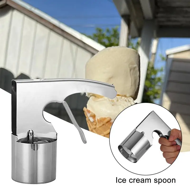 Цилиндрический совок для мороженого из нержавеющей стали совок для мороженого с триггером
Цилиндрический совок для мороженого из нержавеющей стали совок для мороженого с триггером