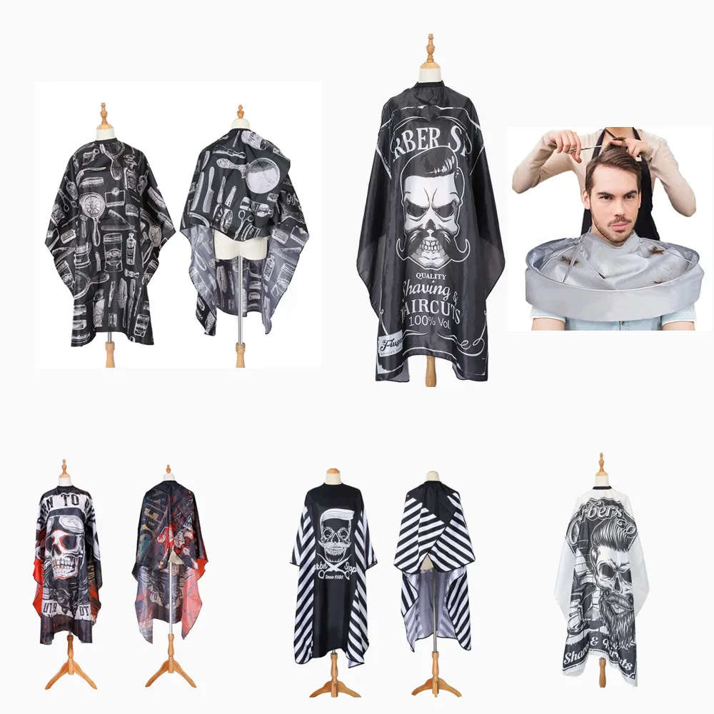 Professional Hair Cutting Cape Waterproof Cloth Cloak Umbrella Cape Salon Barber Hairdressing Hairdresser Apron Haircut capes
Professional Hair Cutting Cape Waterproof Cloth Cloak Umbrella Cape Salon Barber Hairdressing Hairdresser Apron Haircut capes