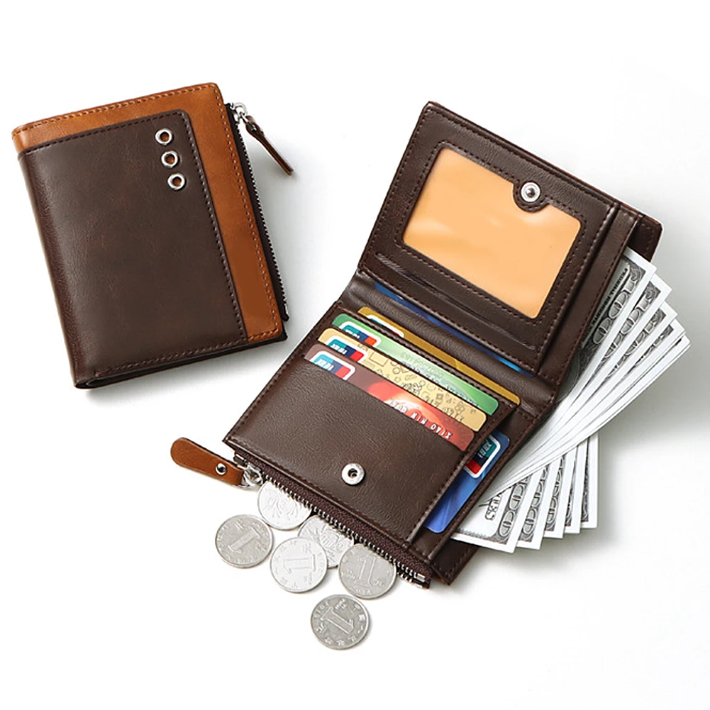 Short Anti-theft Brush Money Clip Zipper Leather Wallet Simple Coin Key Package Men Ultra-thin Card Holder Tarjetero Hombre
Short Anti-theft Brush Money Clip Zipper Leather Wallet Simple Coin Key Package Men Ultra-thin Card Holder Tarjetero Hombre