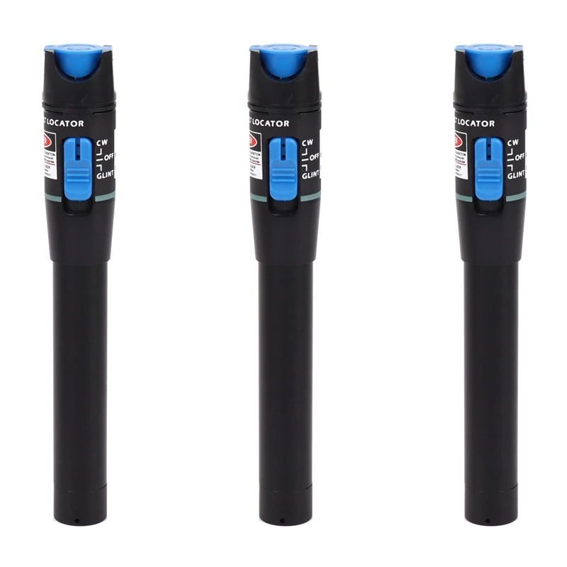 3X Portable 5Mw Fiber Optic Test Pen Red Light Source Pen Type Visual Fault Locator Fiber Optic Cable Testing Tool
3X Portable 5Mw Fiber Optic Test Pen Red Light Source Pen Type Visual Fault Locator Fiber Optic Cable Testing Tool