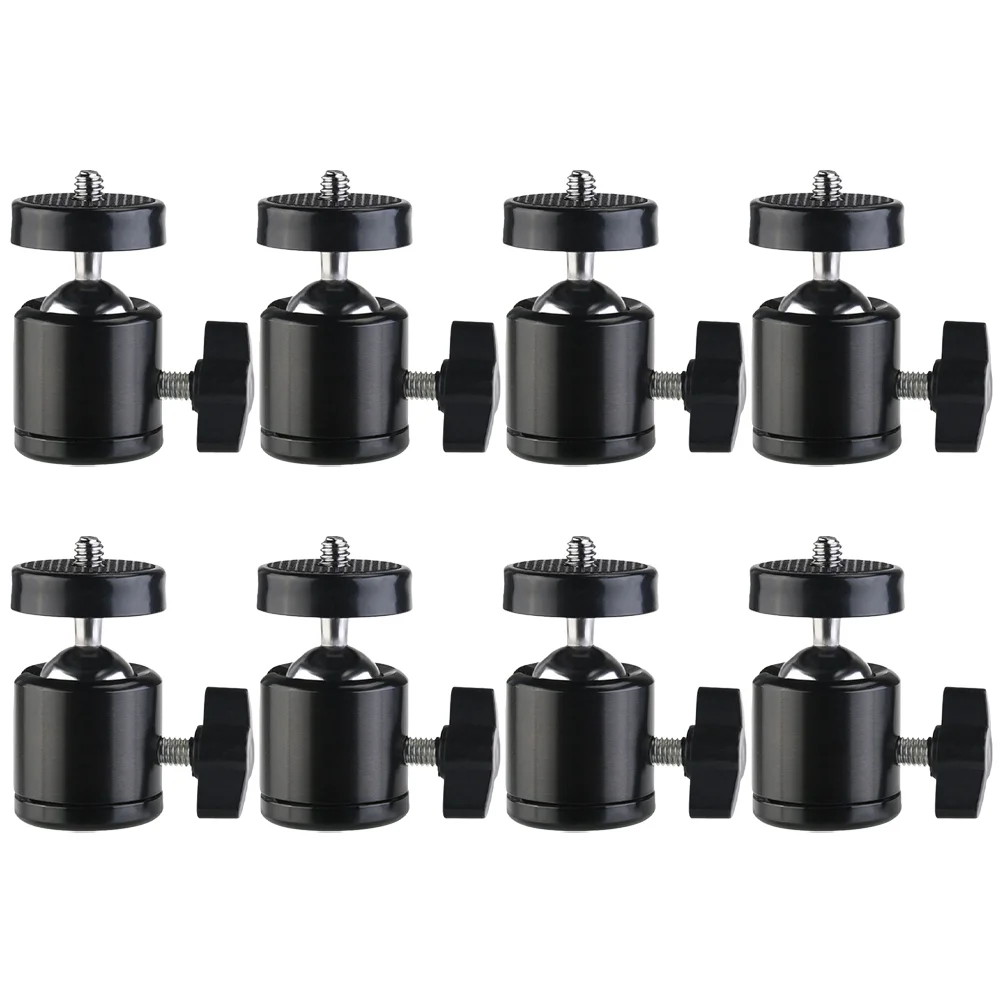 8pcs Camera Mount Tripod Ball Heads Photograph Attachment Camera Mount Adapter 1/4
8pcs Camera Mount Tripod Ball Heads Photograph Attachment Camera Mount Adapter 1/4
