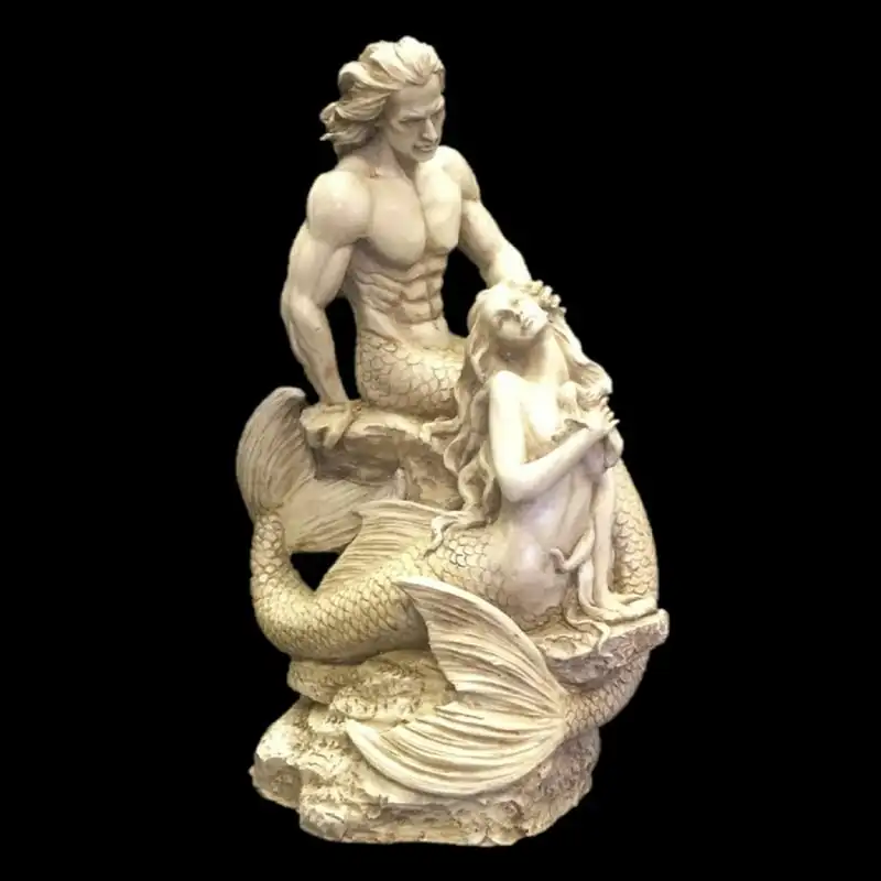 In. Привлекательная белая морская пляжная статуя Merman & on the ocean in Antique
In. Привлекательная белая морская пляжная статуя Merman & on the ocean in Antique