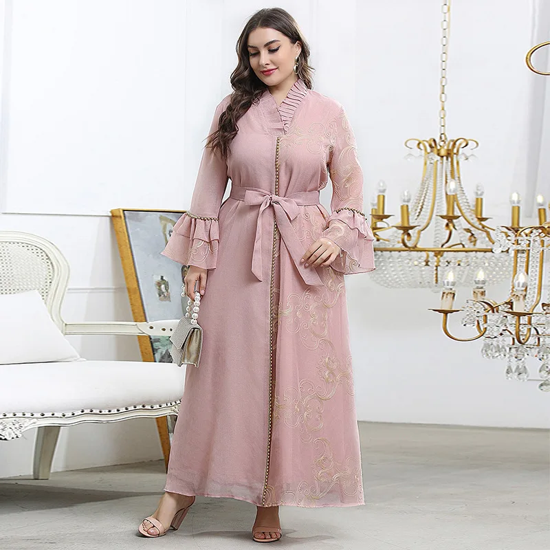 Elegant Luxury Plus Size Flared Long Sleeves Mixi Dress Autumn Lace Up Vneck Ruffles Party Evening Dress Ladies In Offers Women
Elegant Luxury Plus Size Flared Long Sleeves Mixi Dress Autumn Lace Up Vneck Ruffles Party Evening Dress Ladies In Offers Women