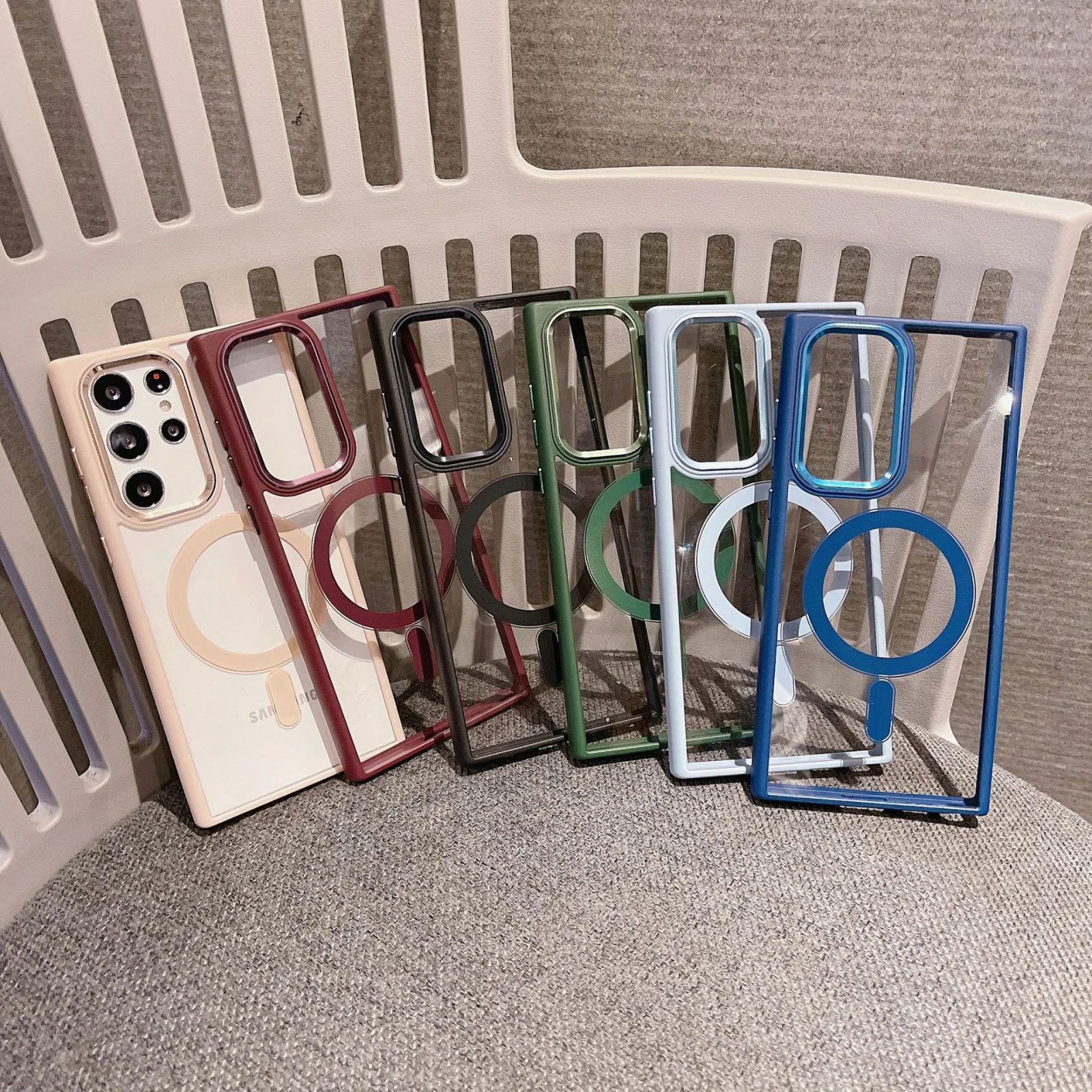 Suport for Magsafe Wireless Magnetic Case for Samsung Galaxy S22 Plus Ultra Clear Hard Case Protective Shockproof Phone Cover
Suport for Magsafe Wireless Magnetic Case for Samsung Galaxy S22 Plus Ultra Clear Hard Case Protective Shockproof Phone Cover