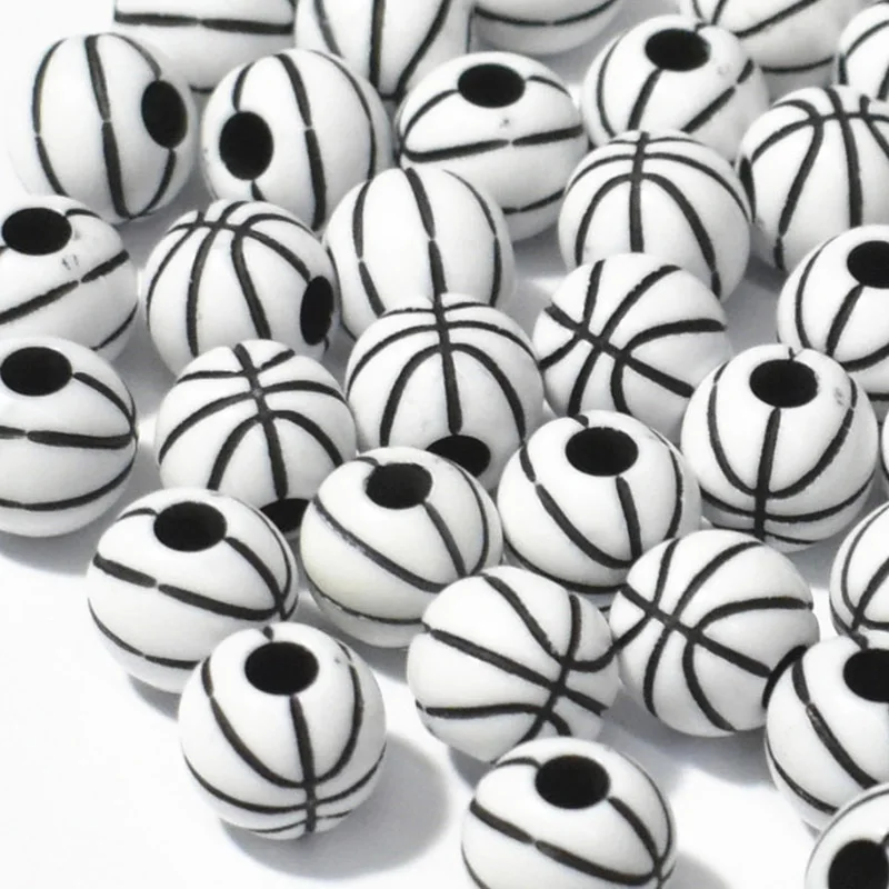 12mm30/50pcs football baskerball beads for jewelry making beads accessories charms bracelets wholesale items for business
12mm30/50pcs football baskerball beads for jewelry making beads accessories charms bracelets wholesale items for business