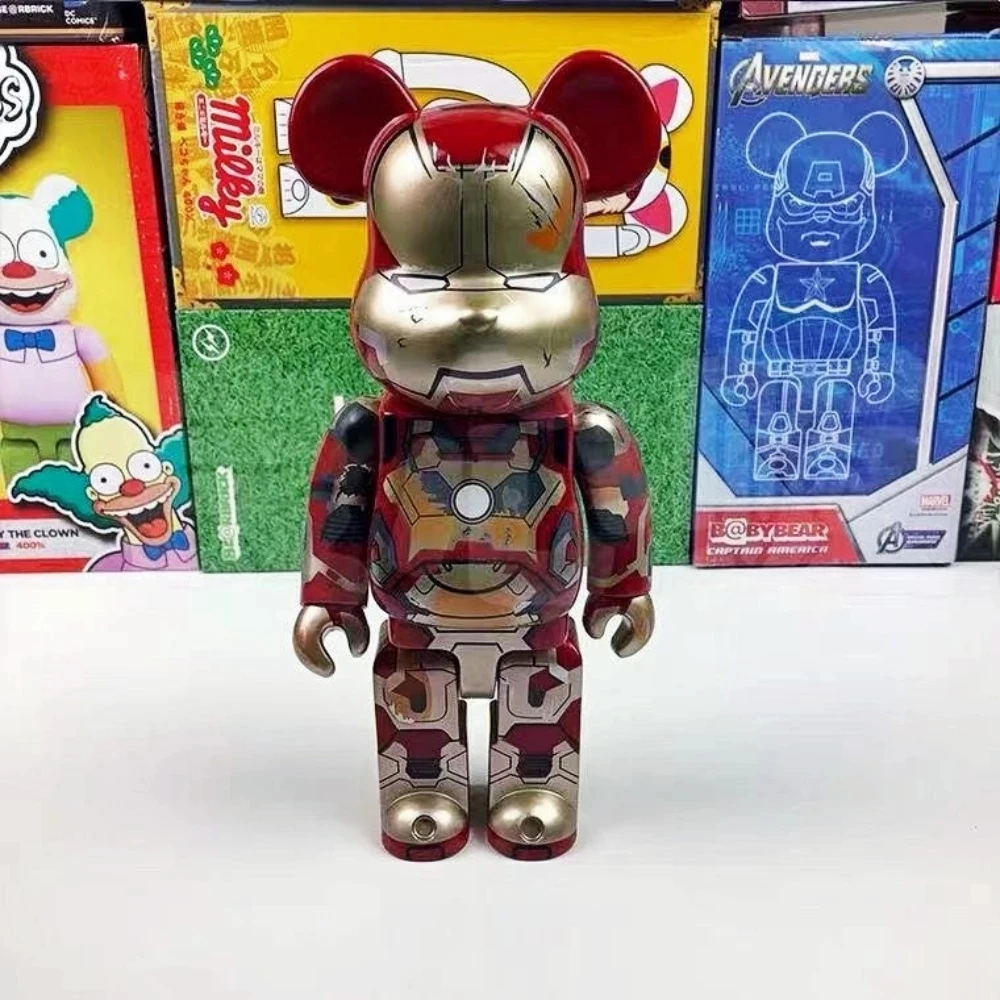 Kawaii 400% 28CM Battle Damage Iron Bearbrick Man Violent Bear Brick BearbricksBlock PVC Figure Collectable Home Decoration Gift
Kawaii 400% 28CM Battle Damage Iron Bearbrick Man Violent Bear Brick BearbricksBlock PVC Figure Collectable Home Decoration Gift