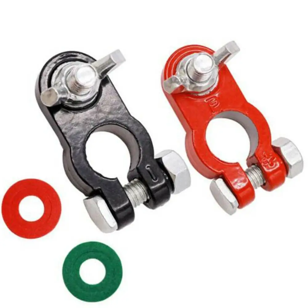 1 Pair 12V 24V Automotive Car Top Post Battery Terminals Wire Cable Clamp Terminal Connectors Car Accessories
1 Pair 12V 24V Automotive Car Top Post Battery Terminals Wire Cable Clamp Terminal Connectors Car Accessories