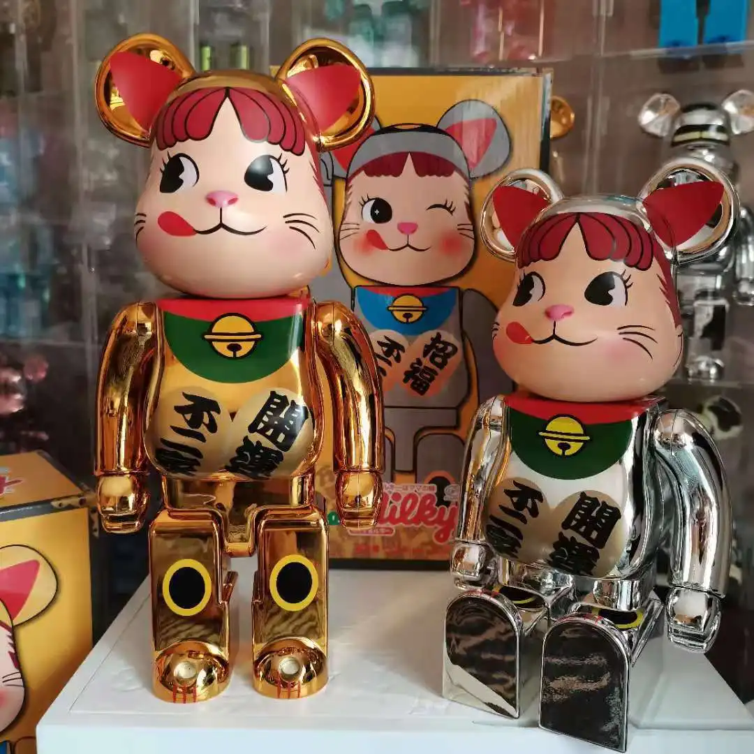 Building Block Bear Violence Bear Electroplating Powder Golden Green Collar Milk Girl No Two Family Fortune Cat Bearbrick 400%
Building Block Bear Violence Bear Electroplating Powder Golden Green Collar Milk Girl No Two Family Fortune Cat Bearbrick 400%