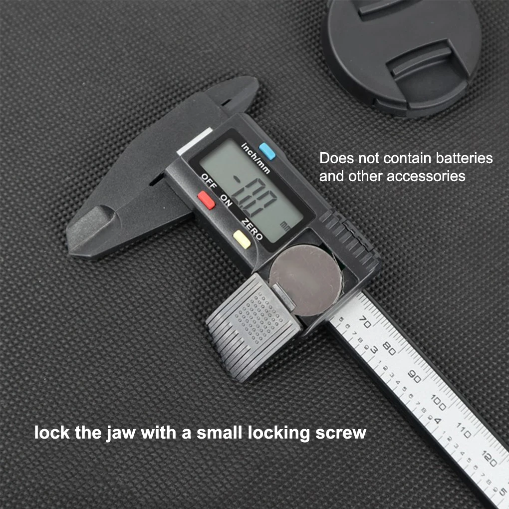 Electronic Vernier Caliper LCD Screen Measuring Micrometer Portable Battery Operated Ruler Gauge Woodworking Instrument
Electronic Vernier Caliper LCD Screen Measuring Micrometer Portable Battery Operated Ruler Gauge Woodworking Instrument