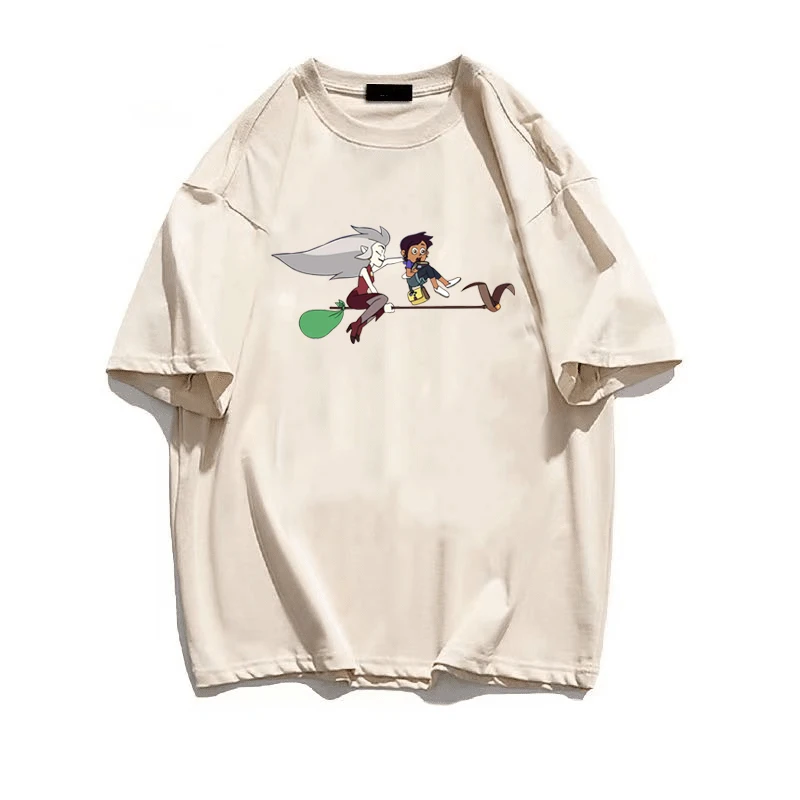 Bad Girl Coven the Owl House Comic Graphic Men and Women T-shirt Cotton Short Sleeve Cartoon Graphic Print Street Fashion Shirt
Bad Girl Coven the Owl House Comic Graphic Men and Women T-shirt Cotton Short Sleeve Cartoon Graphic Print Street Fashion Shirt