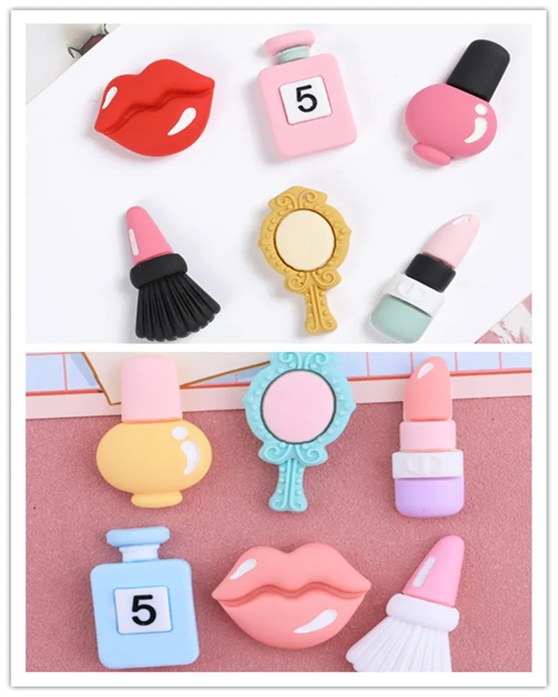 Kawaii Dollhouse Lipstick Nail Polish FlatBack Resin Cabochons Scrapbooking DIY Jewelry Craft Decoration Accessories
Kawaii Dollhouse Lipstick Nail Polish FlatBack Resin Cabochons Scrapbooking DIY Jewelry Craft Decoration Accessories