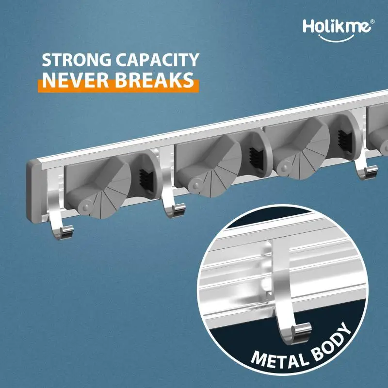 Removable Broom Rack Durable Broom Hanger Hook Saving Place Adhesive Home Storage Rack Kitchen Bathroom Strong Accessories
Removable Broom Rack Durable Broom Hanger Hook Saving Place Adhesive Home Storage Rack Kitchen Bathroom Strong Accessories