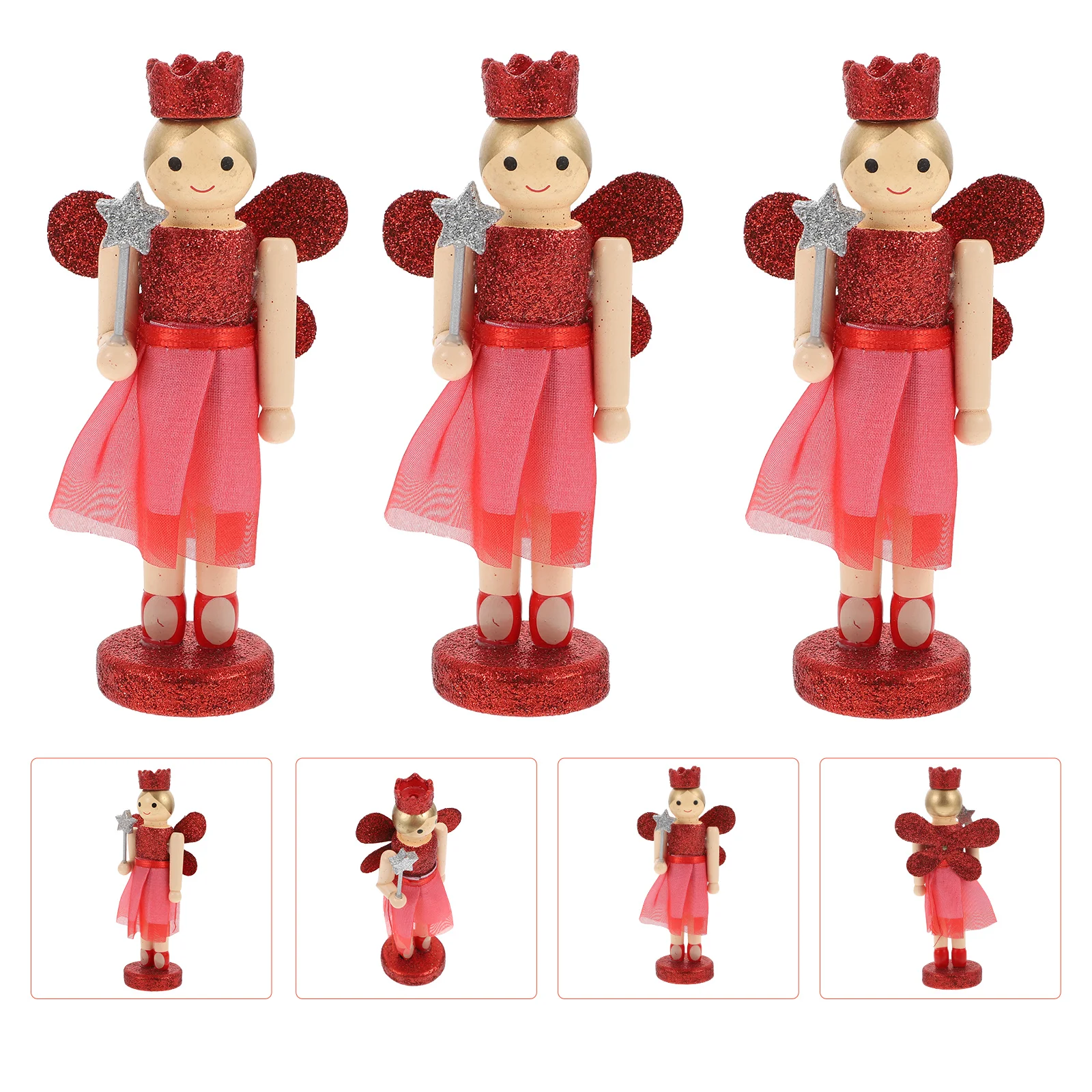 Nutcracker Christmas Woodenfigure Standing Decor Sculpture Figures Ornaments Mini Wood Ballet Puppet Puppets Figurines
Nutcracker Christmas Woodenfigure Standing Decor Sculpture Figures Ornaments Mini Wood Ballet Puppet Puppets Figurines