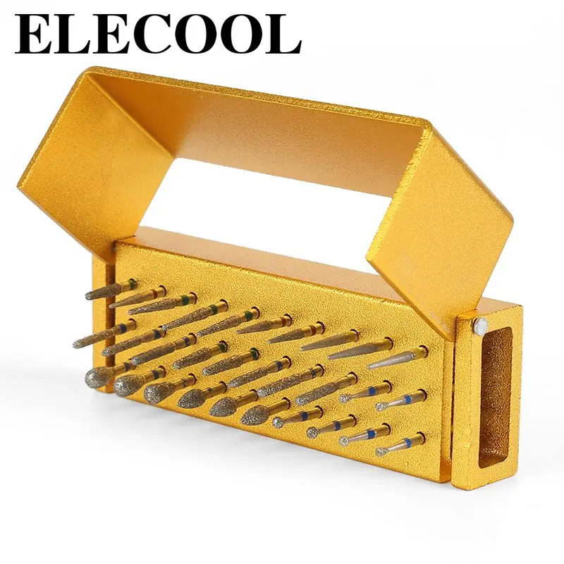 30/10pcs Diamond Burs Drill Disinfection Block High Speed Holder Alumimum Instrument Teeth Whitening Tool TSLM2
30/10pcs Diamond Burs Drill Disinfection Block High Speed Holder Alumimum Instrument Teeth Whitening Tool TSLM2