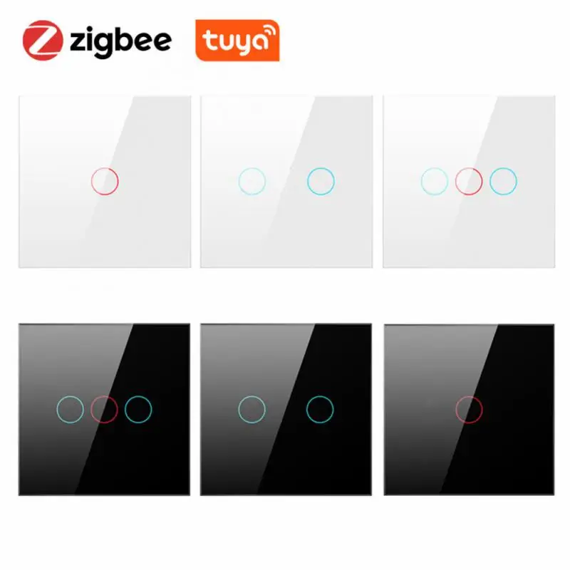 Tuya Smart Zigbee Smart Light Switch Panel Touch Sensor Smart Wall Switch Voice Work With Alexa Google Home With Luxuray Glass
Tuya Smart Zigbee Smart Light Switch Panel Touch Sensor Smart Wall Switch Voice Work With Alexa Google Home With Luxuray Glass