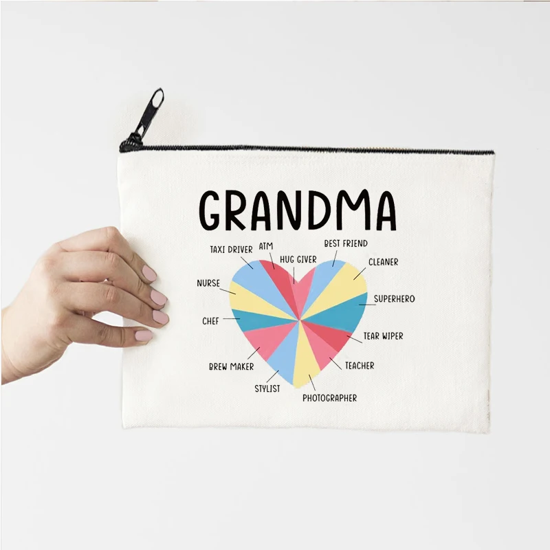 Print Makeup Bag Grandma Organizer Bag Pouchs Wedding Cosmetic Bags Grandma Gift New Portable Storage Handbags Purses
Print Makeup Bag Grandma Organizer Bag Pouchs Wedding Cosmetic Bags Grandma Gift New Portable Storage Handbags Purses
