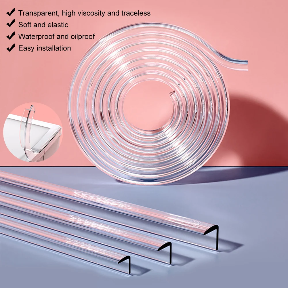 Baby Protection Strip Anti-bumb Kid Safety Corner Protect Strip With Adhesive Tape Transparent PVC Table Furniture Angles Guards
Baby Protection Strip Anti-bumb Kid Safety Corner Protect Strip With Adhesive Tape Transparent PVC Table Furniture Angles Guards