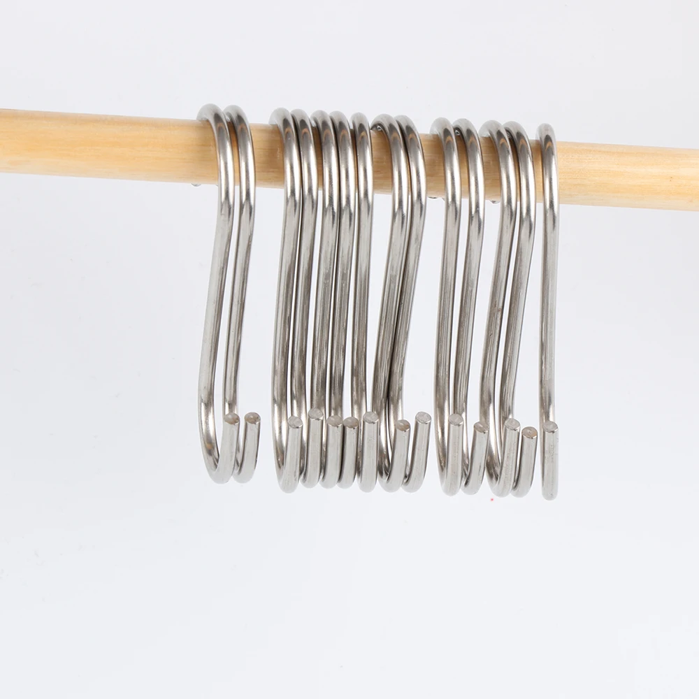 5/10Pcs S Shaped Hook Stainless Steel Hanger Clasps Hooks Household Storage Rack Organizer Holder for Bathroom Home Kitchen
5/10Pcs S Shaped Hook Stainless Steel Hanger Clasps Hooks Household Storage Rack Organizer Holder for Bathroom Home Kitchen