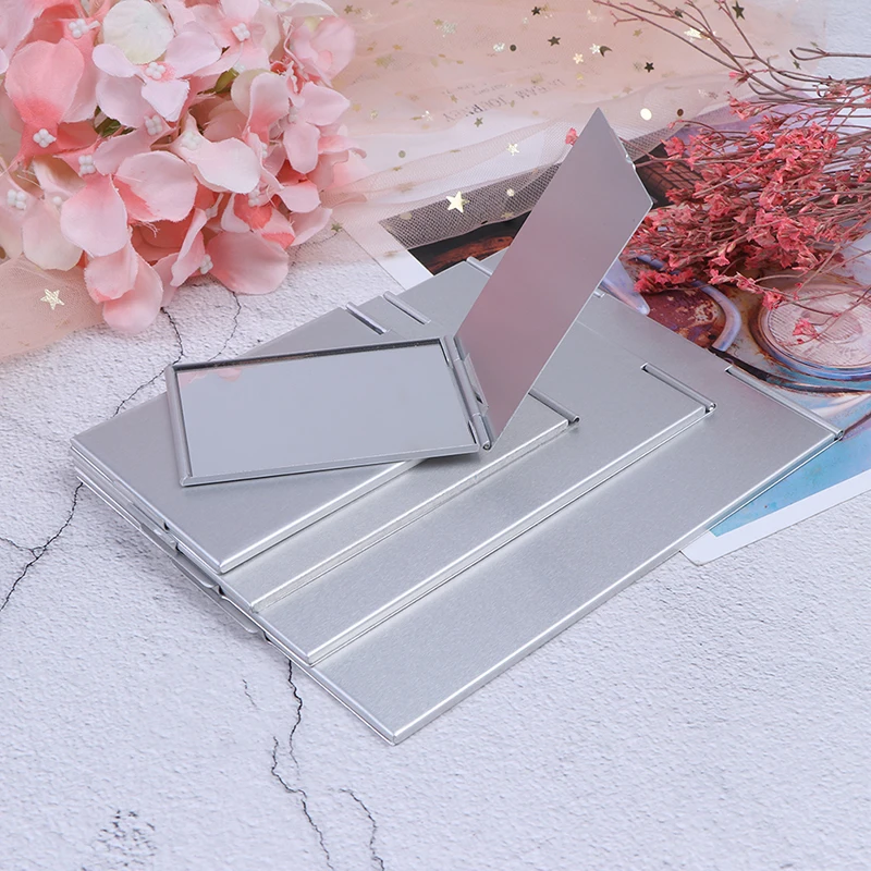1PCS Pocket Rectangle Makeup Folding Mirrors Ultra-thin Folding Make Up Mirror Personalised Portable Compact Cosmetic Mirror
1PCS Pocket Rectangle Makeup Folding Mirrors Ultra-thin Folding Make Up Mirror Personalised Portable Compact Cosmetic Mirror