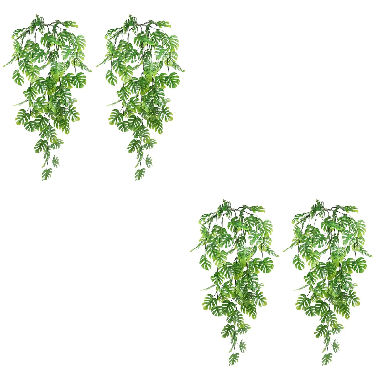 4 Pcs Monstera Leaf Jungle Vines Simulation Hanging Decor Wedding Green Plastic Rattan
4 Pcs Monstera Leaf Jungle Vines Simulation Hanging Decor Wedding Green Plastic Rattan