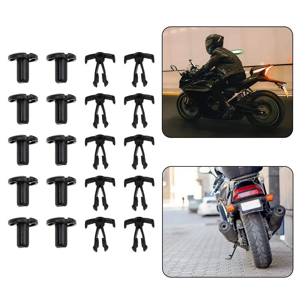 

Прочные заклепки набор запчастей для мотоцикла толчок заклепка сменный винт 10 шт. 90683-GAZ-003 ABS пластиковые аксессуары