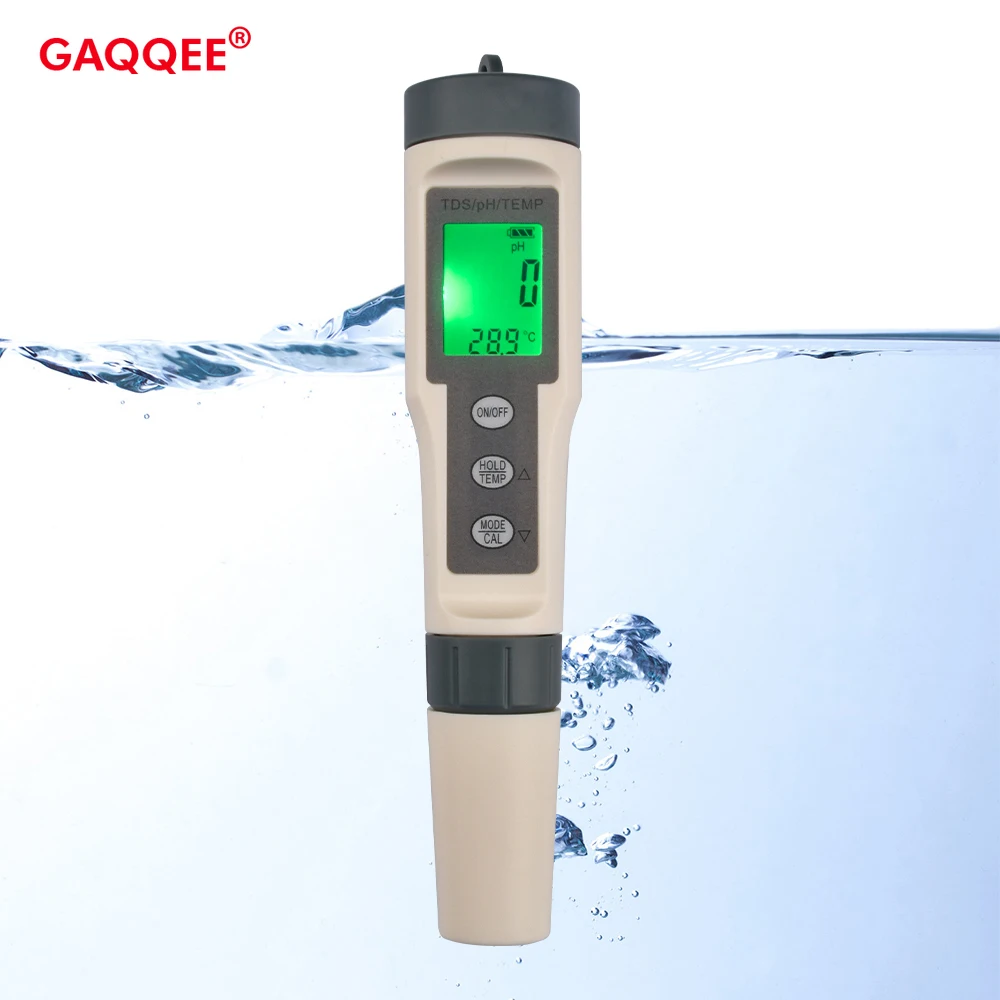 

Water Quality Tester TDS PPM Detector EC PH Salt Meter Skin Acidimeter Hydrogen Ion Test ORP Monitor Residual Chlorine Analyzer