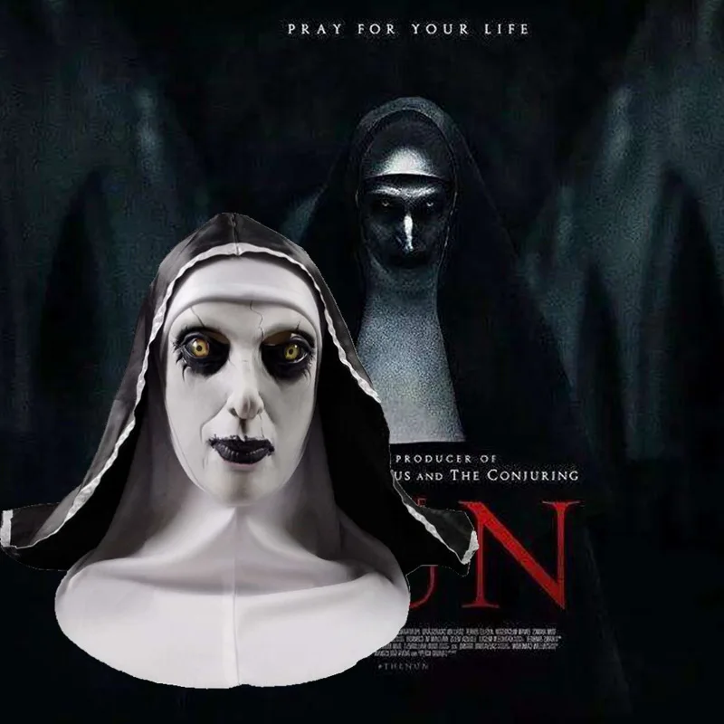 3 Styles Conjuring 2 Nun Mask Halloween Party Horror Makeup Masks Tricky Grimace Scary Unisex Latex Headgear Cosplay Props
3 Styles Conjuring 2 Nun Mask Halloween Party Horror Makeup Masks Tricky Grimace Scary Unisex Latex Headgear Cosplay Props