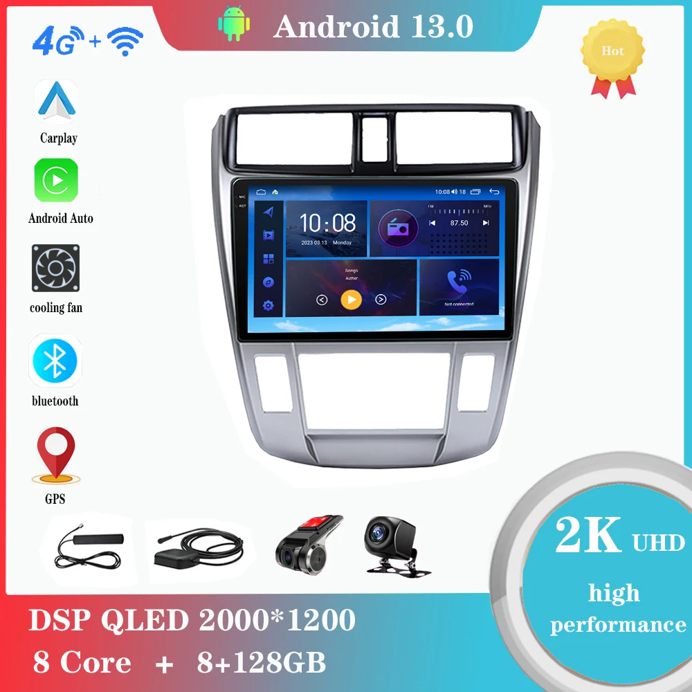 Автомобильный радиоприемник Android 13 для Honda City 2008 2009 2010 2011 2012 2013 2014 мультимедийный видеоплеер навигация GPS аудио 2din DVD DSP
Автомобильный радиоприемник Android 13 для Honda City 2008 2009 2010 2011 2012 2013 2014 мультимедийный видеоплеер навигация GPS аудио 2din DVD DSP