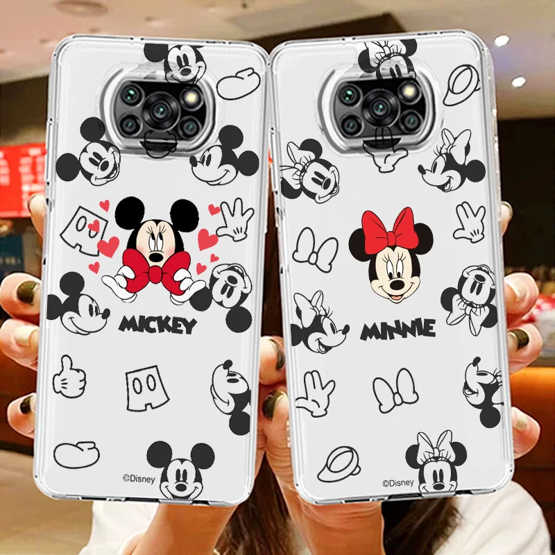 Mickey Mouse Minnie Logo Transparent Phone Case For Xiaomi Poco X5 X4 X3 NFC F4 F3 GT M5s M4 M3 Pro C55 C50 5G Cover Shell Coque
Mickey Mouse Minnie Logo Transparent Phone Case For Xiaomi Poco X5 X4 X3 NFC F4 F3 GT M5s M4 M3 Pro C55 C50 5G Cover Shell Coque
