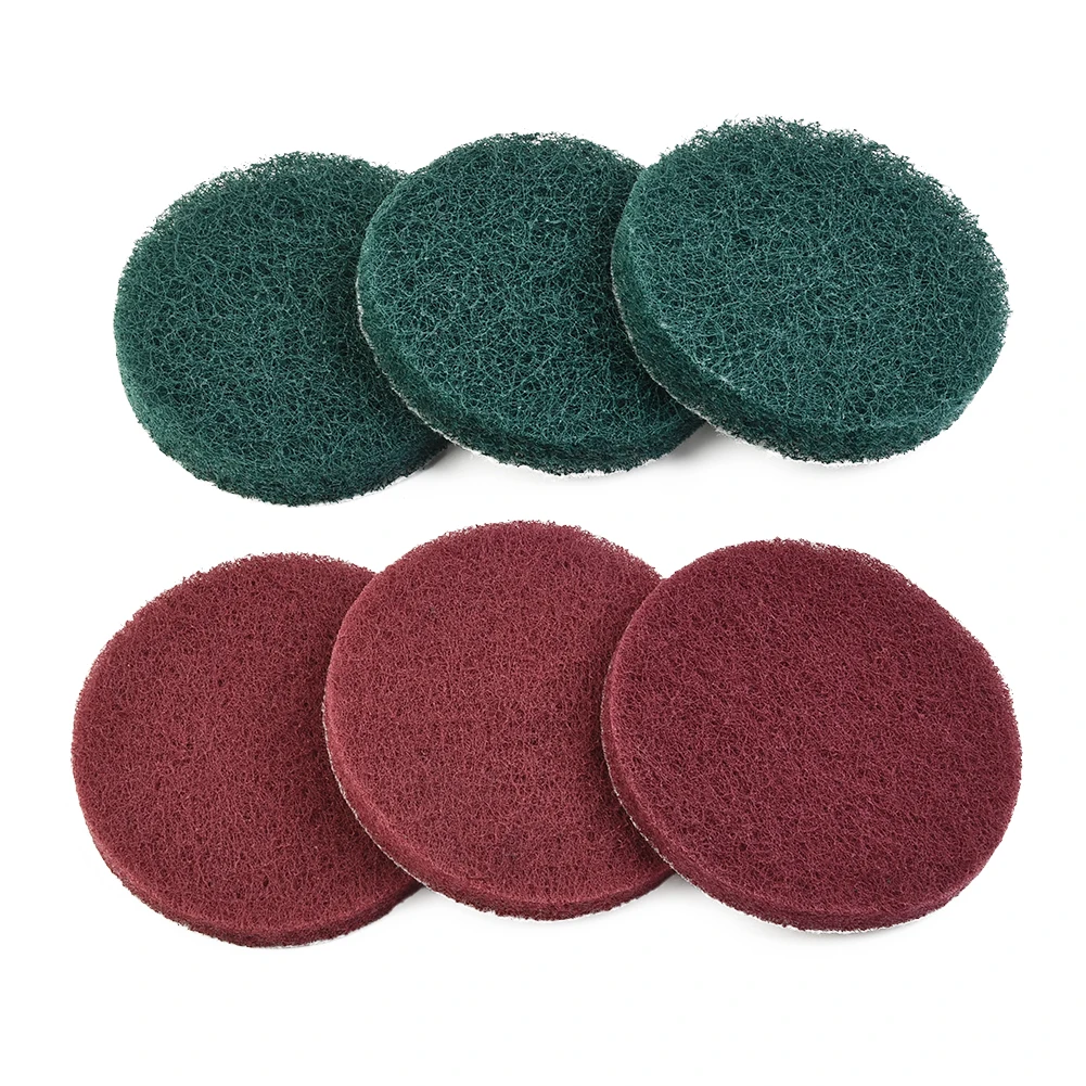 6pcs 4 Inch 100mm Nylon Industrial Scouring Pad Heavy Duty 240 400girt Cleaning Cloth Scrub Pad Polishing Pad For Kitchen Clean
6pcs 4 Inch 100mm Nylon Industrial Scouring Pad Heavy Duty 240 400girt Cleaning Cloth Scrub Pad Polishing Pad For Kitchen Clean