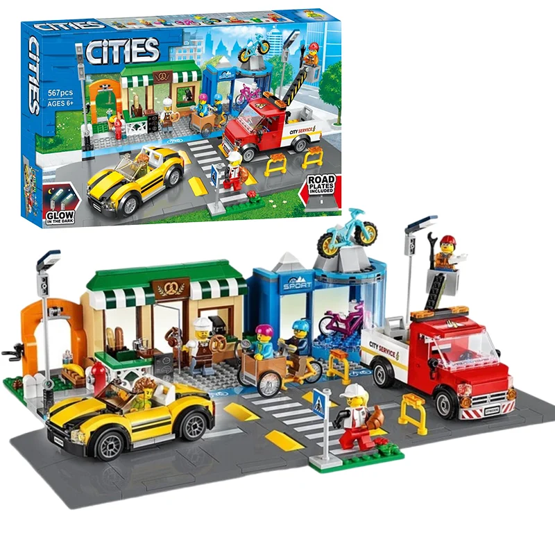 NEW IN STOCK 60306 City Shopping Street Building Blocks Urban Adventures Bricks Toys For Kid Boys Girl Christmas Birthday Gifts
NEW IN STOCK 60306 City Shopping Street Building Blocks Urban Adventures Bricks Toys For Kid Boys Girl Christmas Birthday Gifts