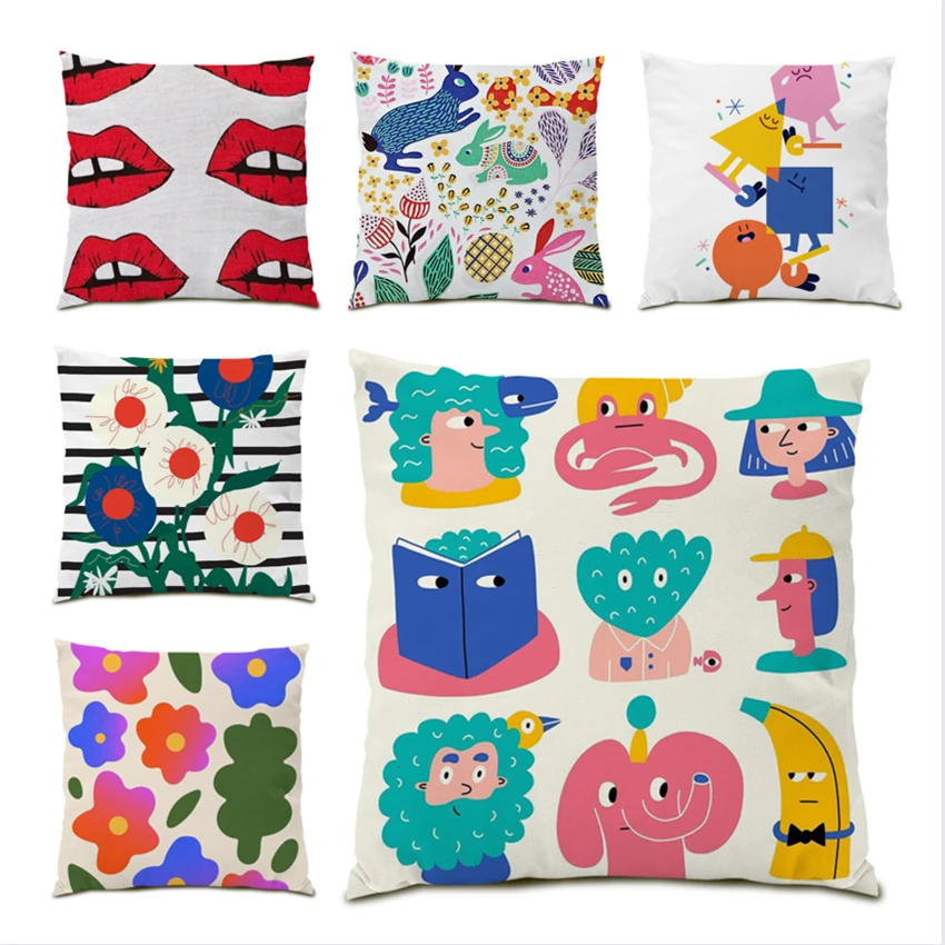Polyester Linen Decorative Cushion Cover Art Nordic Style Decoration Home Decor Velvet Car Pillow Household Products Sofa E0327
Polyester Linen Decorative Cushion Cover Art Nordic Style Decoration Home Decor Velvet Car Pillow Household Products Sofa E0327