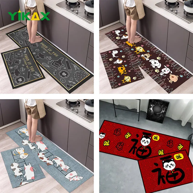 Cartoon Carpet Kitchen Mat For Tableware Pattern Printing Floor Doormat Anti-slip Home Parlor Bathroom Door Entrance Long Ru
Cartoon Carpet Kitchen Mat For Tableware Pattern Printing Floor Doormat Anti-slip Home Parlor Bathroom Door Entrance Long Ru