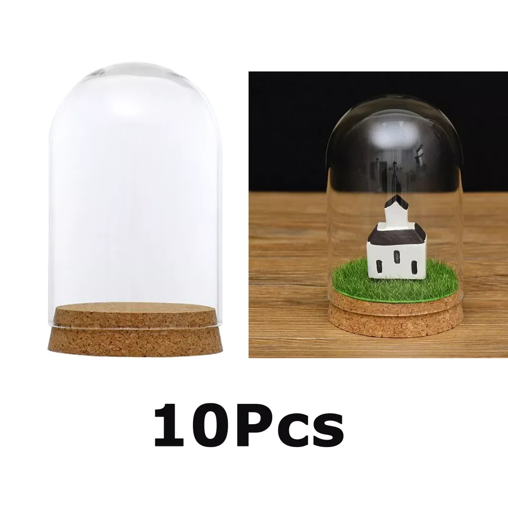 NEW2023 10Pcs 8x12cm Desktop Glass Dome Cover Shade Shield Cloche Bell Jar Landscape Terrariums with Wood Cork,Dry Vase
NEW2023 10Pcs 8x12cm Desktop Glass Dome Cover Shade Shield Cloche Bell Jar Landscape Terrariums with Wood Cork,Dry Vase