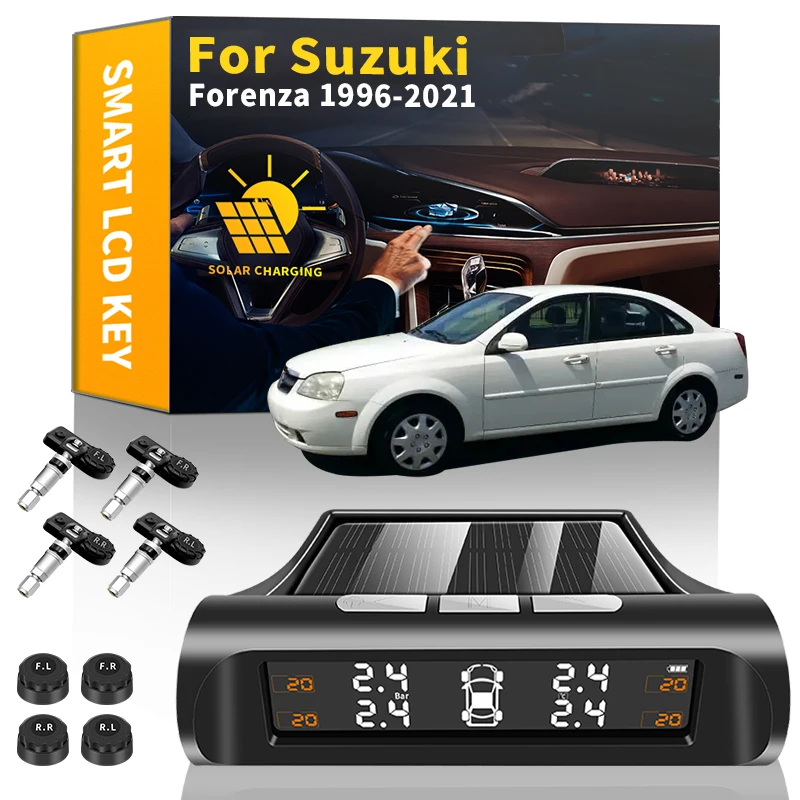 Car TPMS Tire Pressure Monitoring Systems Solar Power Digital LCD Display Auto Security Alarm For Suzuki Forenza 1996-2021 Goods
Car TPMS Tire Pressure Monitoring Systems Solar Power Digital LCD Display Auto Security Alarm For Suzuki Forenza 1996-2021 Goods