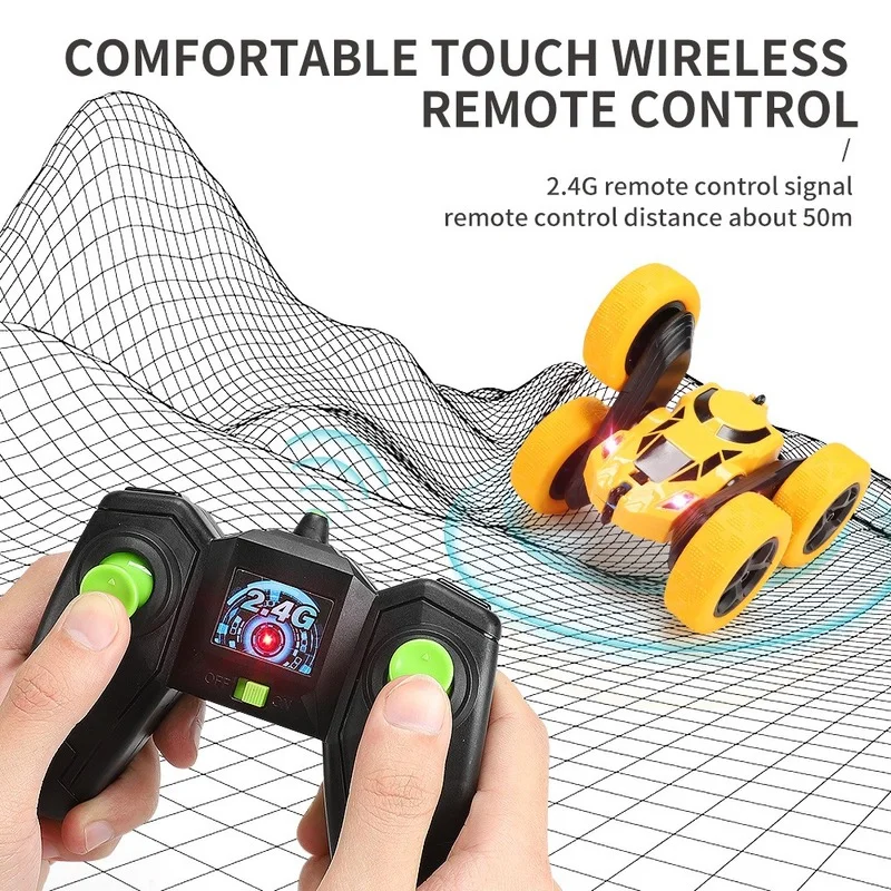 2.4G Charging Remote Control Toy Car Double-sided Stunt Car Children's Remote Control Drift Off-road Vehicle
2.4G Charging Remote Control Toy Car Double-sided Stunt Car Children's Remote Control Drift Off-road Vehicle