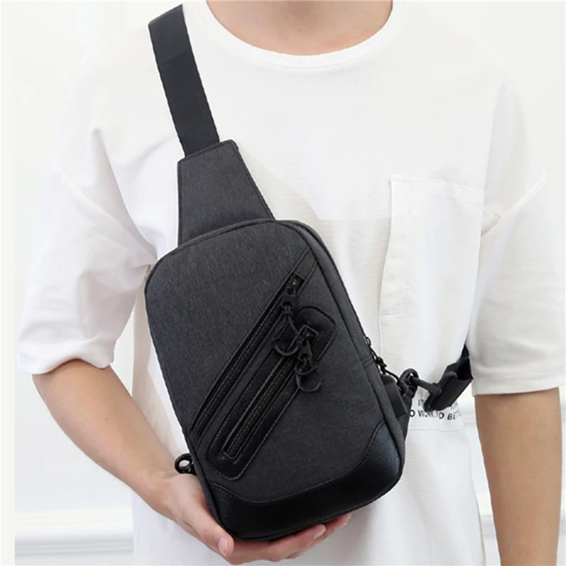 Men Chest Bags Crossbody Bag Male Business Sling Bag Large Capacity Messenger Shoulder Pack with USB Charging Cross Body Pack
Men Chest Bags Crossbody Bag Male Business Sling Bag Large Capacity Messenger Shoulder Pack with USB Charging Cross Body Pack