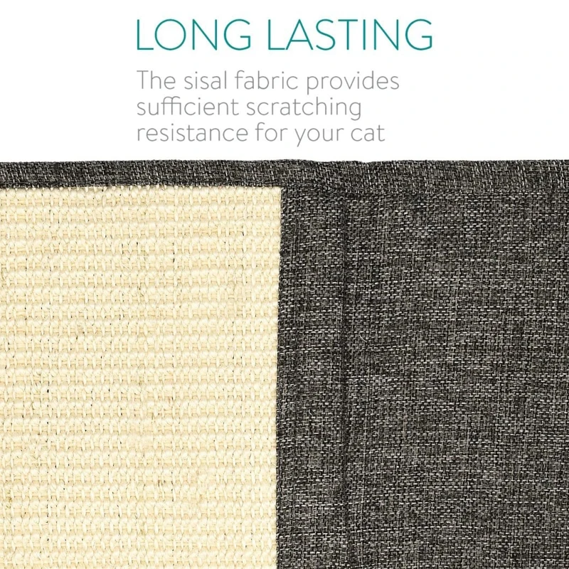 Natural Sisal Scratch Pad Vertical Scratcher Mat Protect for Indoor Cats Supplies Scratcher Mat 48x16'' Inch
Natural Sisal Scratch Pad Vertical Scratcher Mat Protect for Indoor Cats Supplies Scratcher Mat 48x16'' Inch