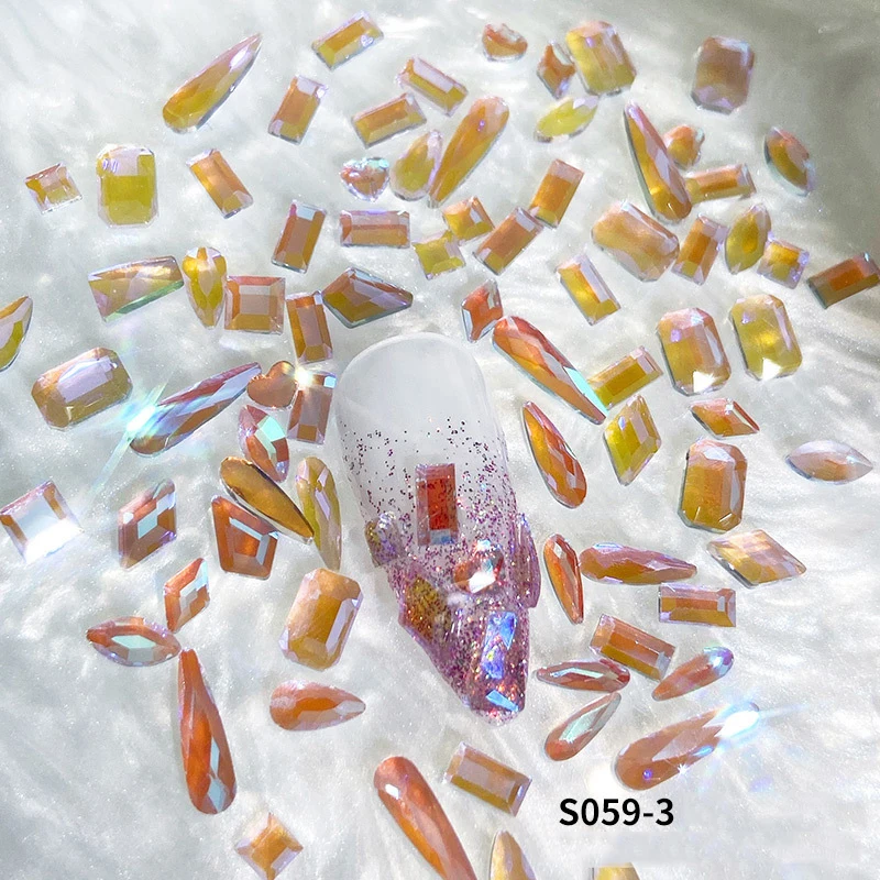 100PCS Nail Art Decoration Crystal AB Nail part Aurora Hybrid Diamond Rhinestones Drop Rhombus Arrow Design Flatback Stones Gems
100PCS Nail Art Decoration Crystal AB Nail part Aurora Hybrid Diamond Rhinestones Drop Rhombus Arrow Design Flatback Stones Gems