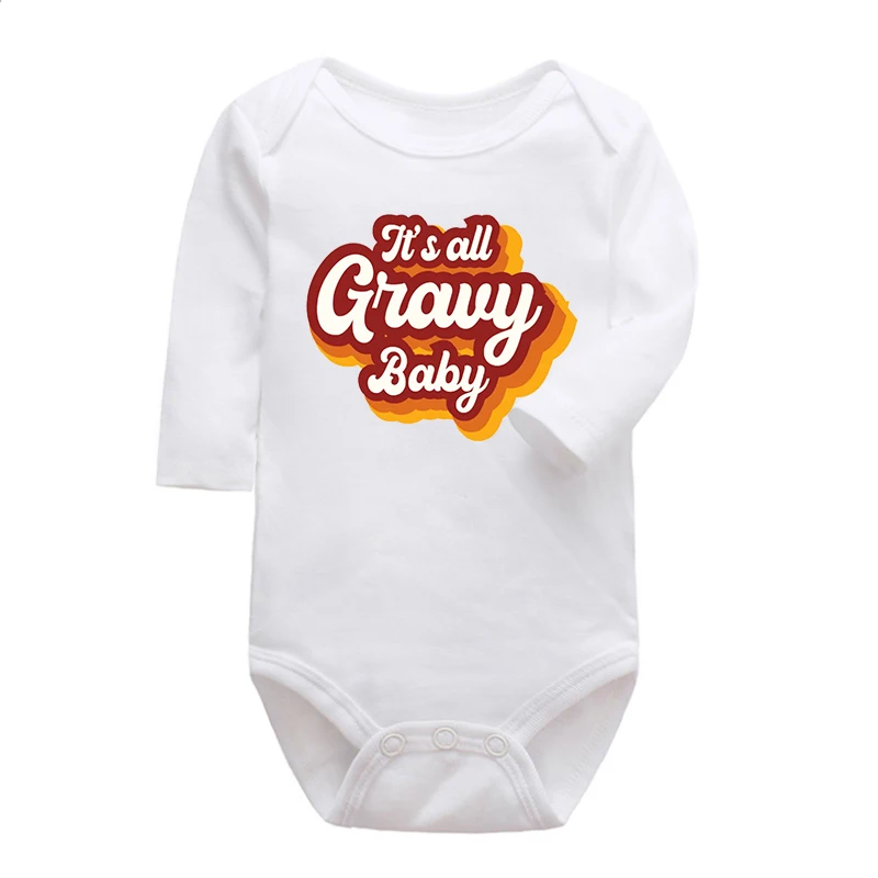 It's All Gravy Baby Girl Clothes Turkey Thankful Shirt Thanksgiving Infant Girl Clothes Newborn Cute Thanksgiving Bodysuit
It's All Gravy Baby Girl Clothes Turkey Thankful Shirt Thanksgiving Infant Girl Clothes Newborn Cute Thanksgiving Bodysuit