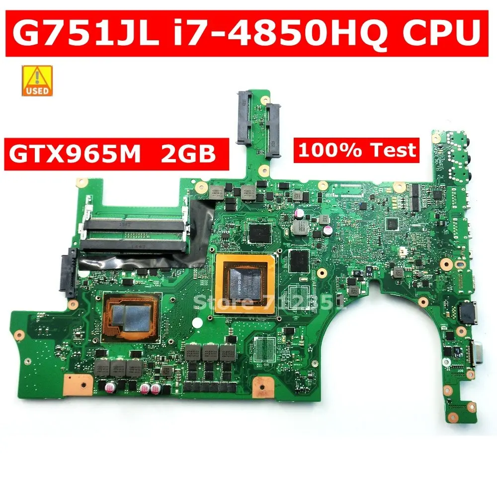 Б/у материнская плата G751JL MB_0M/GTX965M REV 2,0 для Asus G751JT G751JY G751J, материнская плата ноутбука 100% протестирована
Б/у материнская плата G751JL MB_0M/GTX965M REV 2,0 для Asus G751JT G751JY G751J, материнская плата ноутбука 100% протестирована