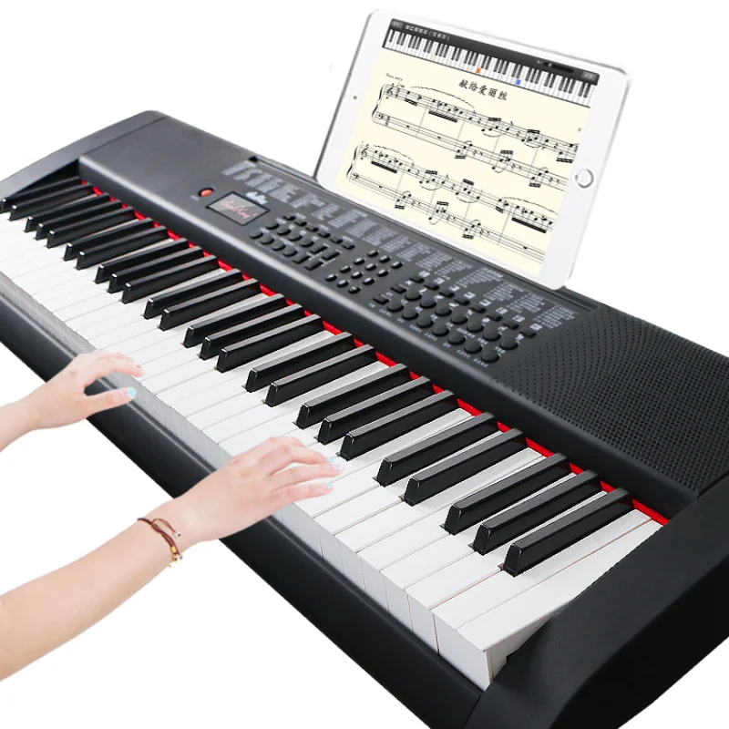 

Пианино 61, электронная клавиатура, Midi-контроллер, электронная клавиатура, пианино, цифровая клавиатура, фортепиано, музыкальные инструменты EI50EK