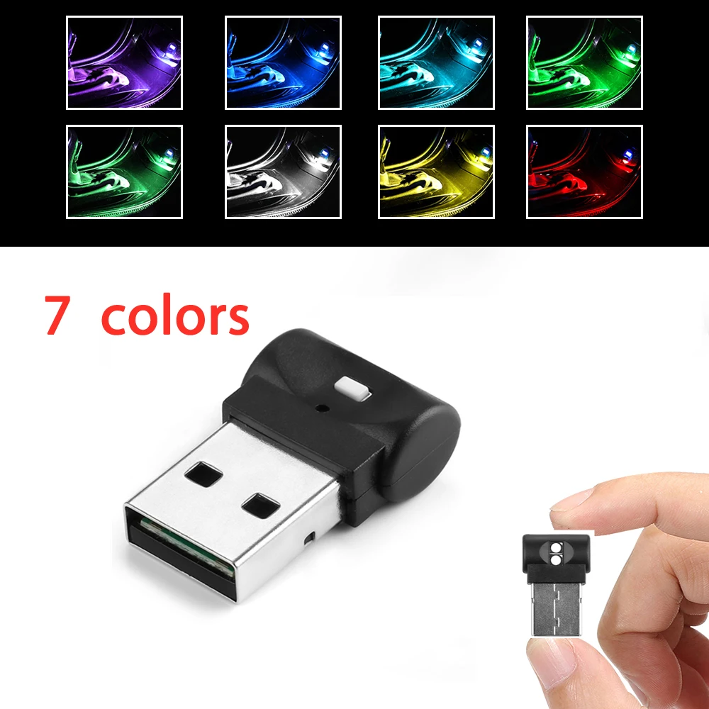 Car Mini Micro Lamp USB LED RGB Ambient Light 7 Color Auto Interior Lamp for Car Laptop Keyboard Atmosphere Smart Night Lamp
Car Mini Micro Lamp USB LED RGB Ambient Light 7 Color Auto Interior Lamp for Car Laptop Keyboard Atmosphere Smart Night Lamp