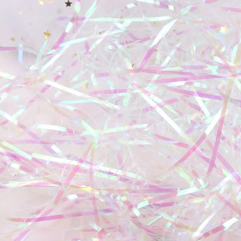 500-1000g 1mm 3mm Transparent Colorful Lafite Paper Silk Gift Box Decorative Filler PP Confetti Raffia Plastic Filler Material
500-1000g 1mm 3mm Transparent Colorful Lafite Paper Silk Gift Box Decorative Filler PP Confetti Raffia Plastic Filler Material