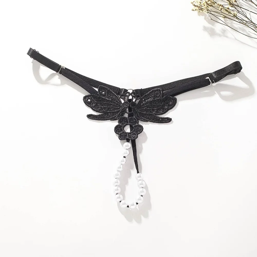 Sexy Panties Pearls Thong Women G-String Lady Underwear Open Crotch Lingerie Female G String Beading Underpants Panty Crotchless
Sexy Panties Pearls Thong Women G-String Lady Underwear Open Crotch Lingerie Female G String Beading Underpants Panty Crotchless