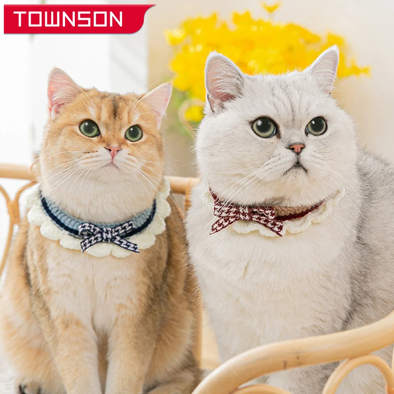 Adjustable Buckle Cat Scarf Hand Knitted Cat Collar Saliva Towel Dog collar Bib Pet Scarf Cat Necklace Pet Decoration Supplies
Adjustable Buckle Cat Scarf Hand Knitted Cat Collar Saliva Towel Dog collar Bib Pet Scarf Cat Necklace Pet Decoration Supplies