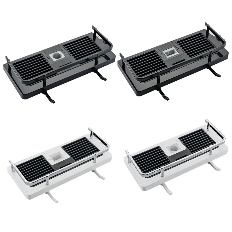 Bathroom Shampoo Holder Sponge Frame Shower Rod Mount Drain Rack Soap Tray Wall Storage Shelf Drain Water Quickly
Bathroom Shampoo Holder Sponge Frame Shower Rod Mount Drain Rack Soap Tray Wall Storage Shelf Drain Water Quickly