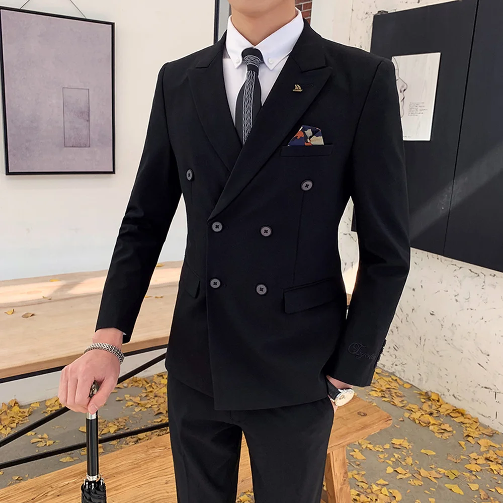Casual Men's 2 Pieces Slim Fit Male Suit Lapel Woolen Tuxedos Business Party Groomsman Suit For Wedding Dress(Blazer+Pants)
Casual Men's 2 Pieces Slim Fit Male Suit Lapel Woolen Tuxedos Business Party Groomsman Suit For Wedding Dress(Blazer+Pants)