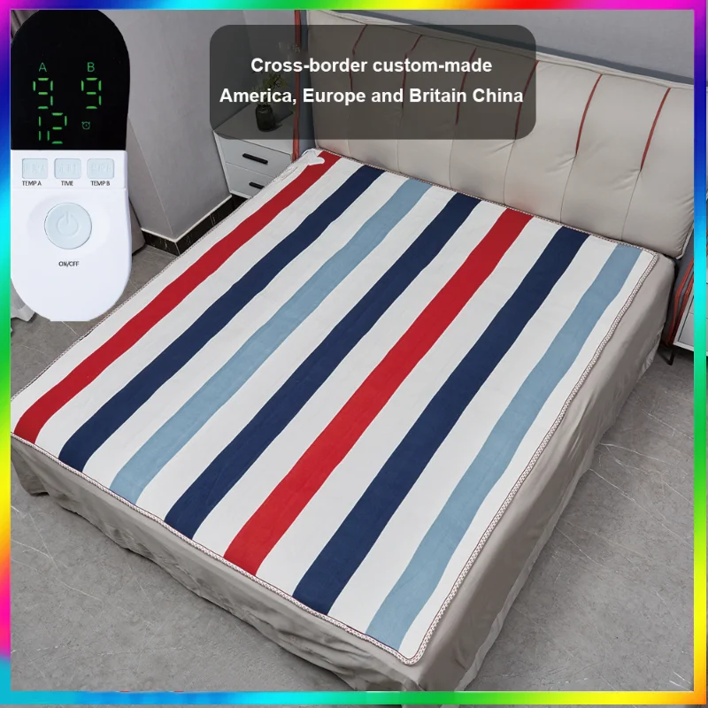 110-220V Single/Double Electric Mattress Thermostat Electric Blanket Security Electric Heating Blanket Warm Electric Blanket
110-220V Single/Double Electric Mattress Thermostat Electric Blanket Security Electric Heating Blanket Warm Electric Blanket